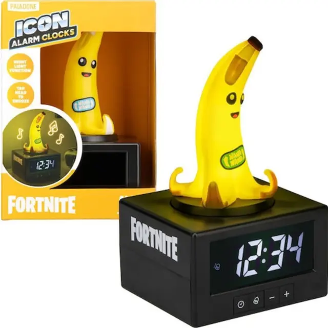 Ρολόι Ξυπνητήρι FORTNITE - Peely - Alarm Clock 16.5cm PP14508FO