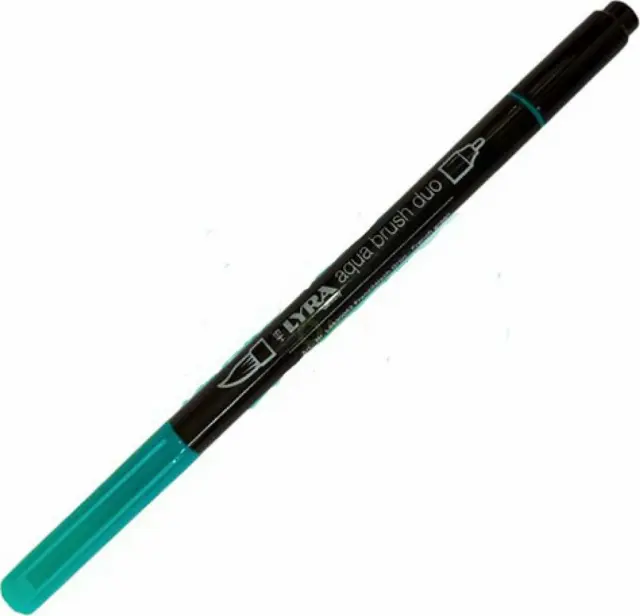 Μαρκαδόρος Πινέλο Lyra Aqua Brush Duo French Green/ 6520062 (Lyra)