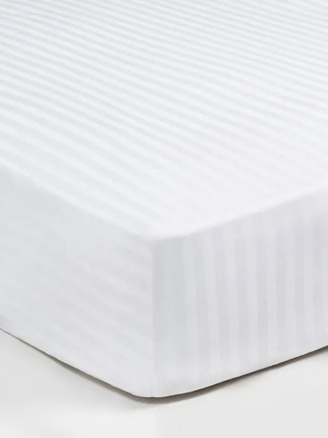 Κατωσέντονο Satin Stripes με λάστιχο Διπλό (160x200+40) Sunshine