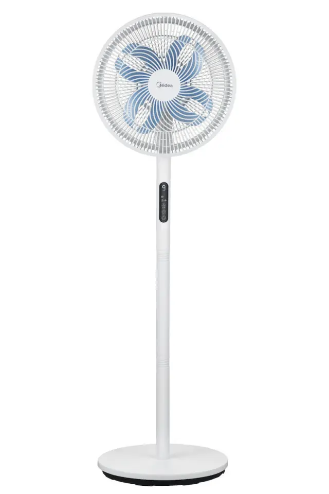 Midea MFS352RDDW Ανεμιστήρας Ορθοστάτης 18W Διαμέτρου 36cm Λευκός