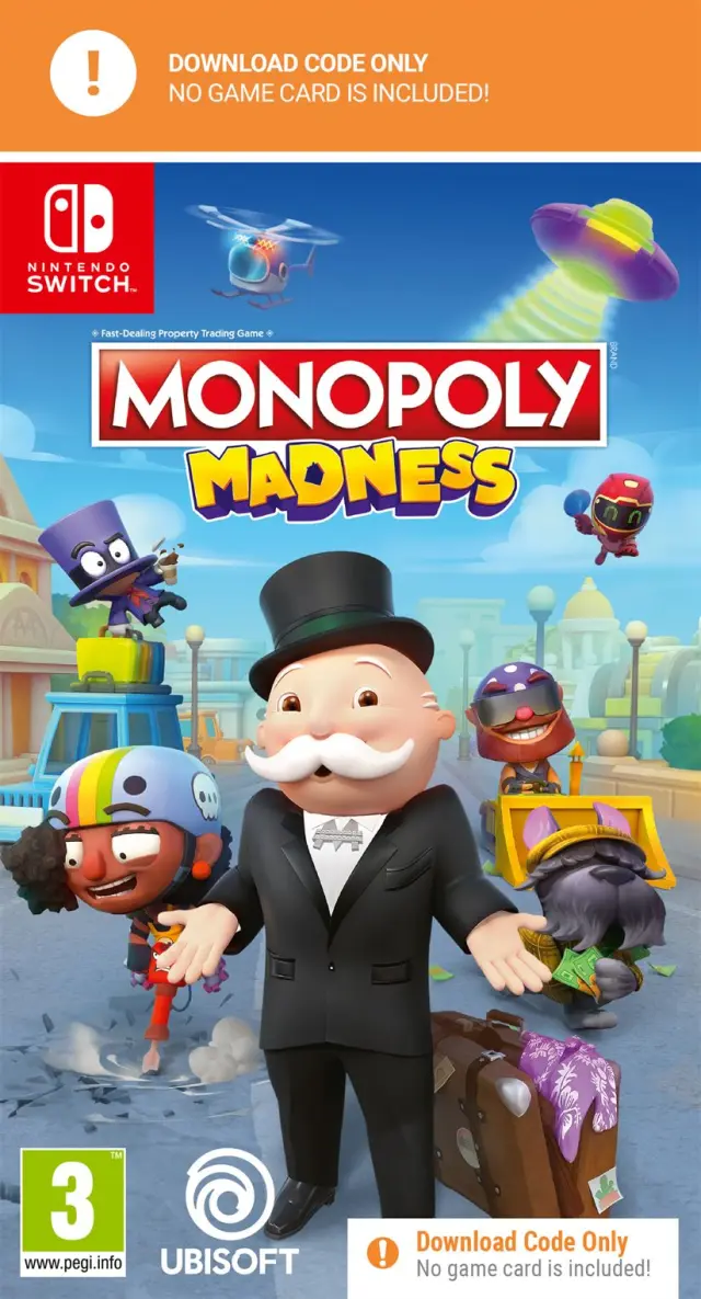 Nintendo Switch Monopoly Madness (Code in a Box)