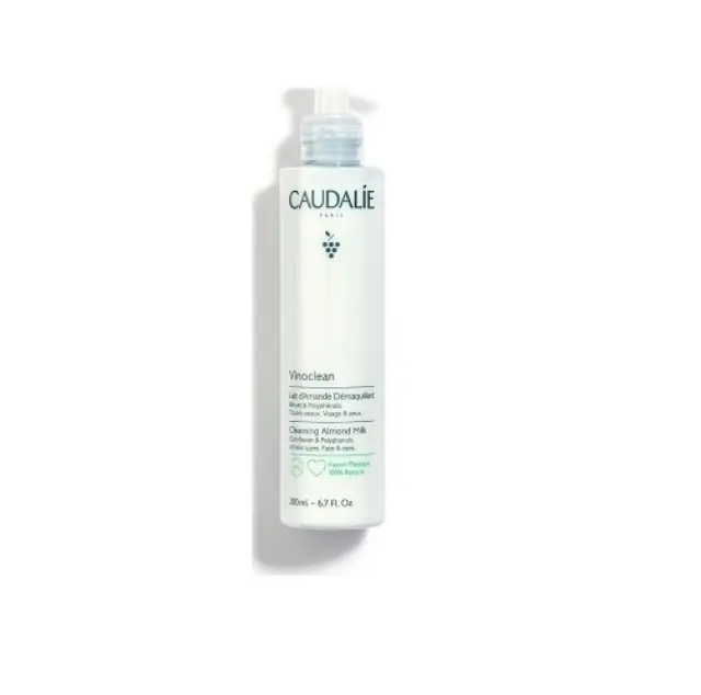 Caudalie Vinoclean Cleansing Almond Milk Γαλάκτωμα Καθαρισμού και Ντεμακιγιάζ για Πρόσωπο και Μάτια για Κάθε Τύπο Επιδερμίδας, 200ml