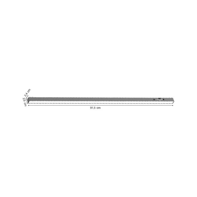 Inlight Γραμμικό φωτιστικό LED 30W 3CCT για Ultra Thin ράγα σε μαύρη απόχρωση D:91,5X2,6X2,4cm (TMU0070-Black) 2
