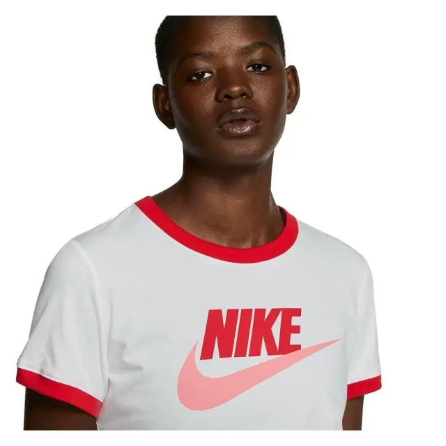 Nike Sportswear T-Shirt Futura Ringe (CI9374-101) - Λευκό - XS 3