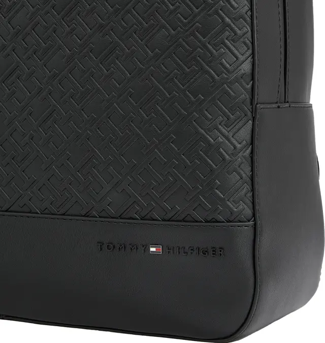 Σακίδιο TOMMY HILFIGER TH Monogram Textured 12674 Μαύρο 3