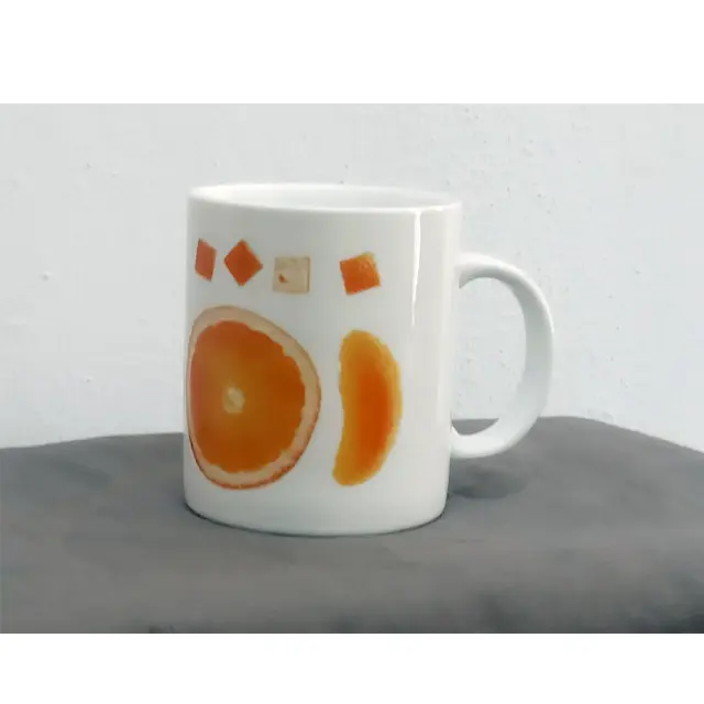 Κούπα πορσελάνινη Πορτοκάλι Zucchi Elements 10x6cm