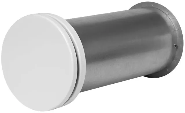 Europlast SMK2-125dB - Κιτ Φυσικού Αερισμού, Μεταλλικό, με Ηχομόνωση και Πλέγμα Προστασίας