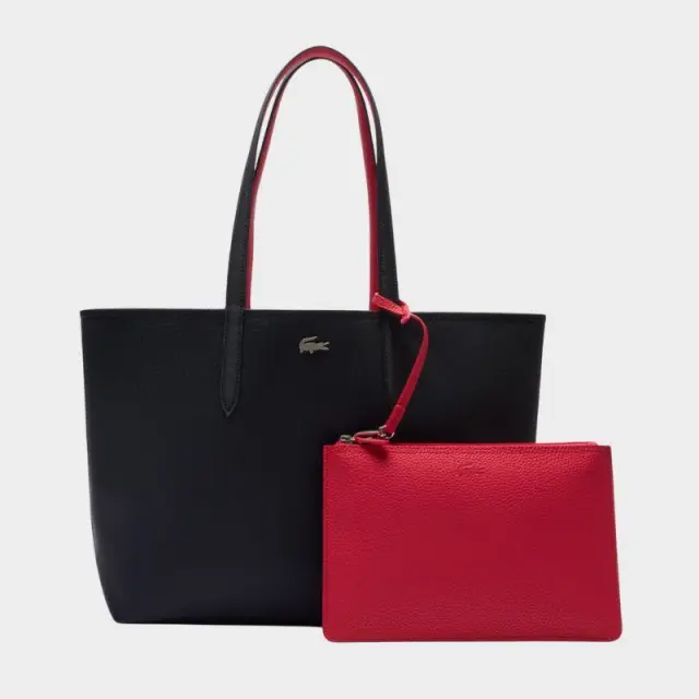 Τσάντα Ώμου Διπλής Ώψεως Lacoste NF2142AA-Q19 Μπλε/Φουξ - ONESIZE