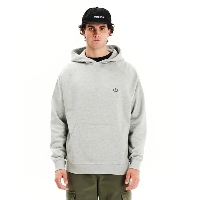 Emerson Pullover Oversized Hoodie (252.EM20.51-GREY ML) - Γκρί