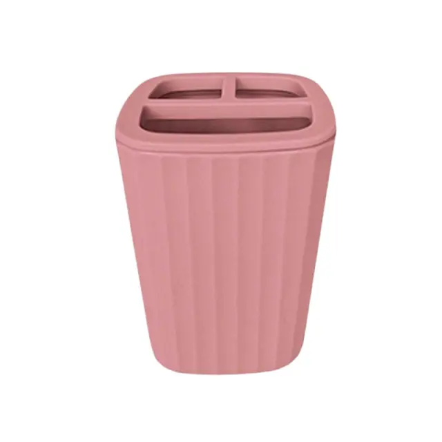 Θήκες οδοντόβουρτσας πλαστικές σε σετ 5Χ - Pink - 21746