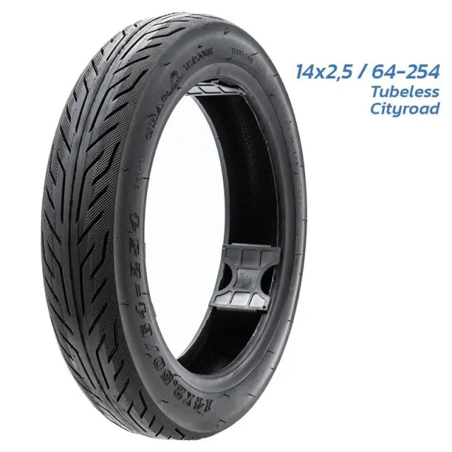 eWHEEL (Chaoyang) ΕΛΑΣΤΙΚΟ TUBELESS 14X2.50 ΓΙΑ ΗΛΕΚΤΡΙΚΟ ΣΚΟΥΤΕΡ CMM066