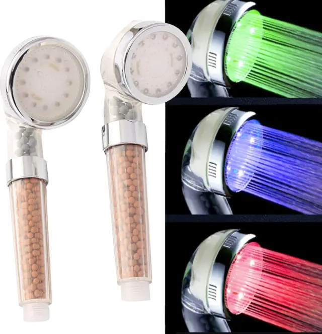 Τηλέφωνο Ντους Health Spa με φωτισμό LED & Φίλτρο Αρνητικών Ιόντων 2