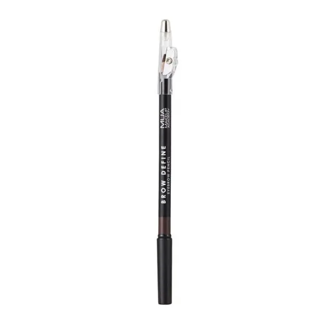 MUA | Brow Define Eyebrow Pencil Μολύβι για Φρύδια Dark Brown | 1τμχ 2