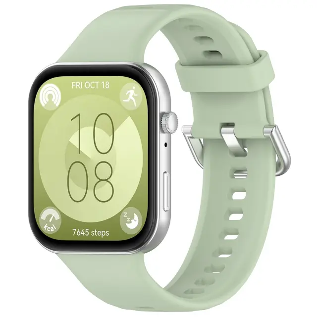 Techsuit - Watchband (W061) - Huawei Watch Fit 3 / 4 / 4 Pro / 5 / 5 Pro - Light Green