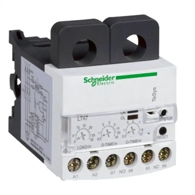 Electronic Overcurrent Relay TeSys LT LT47, 60A, 200–240V AC, IP20, Automatic: Reset