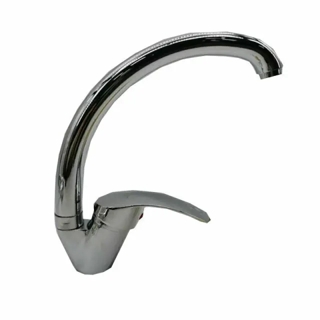 Αναμεικτική μπαταρία κουζίνας πάγκου ασημί P66