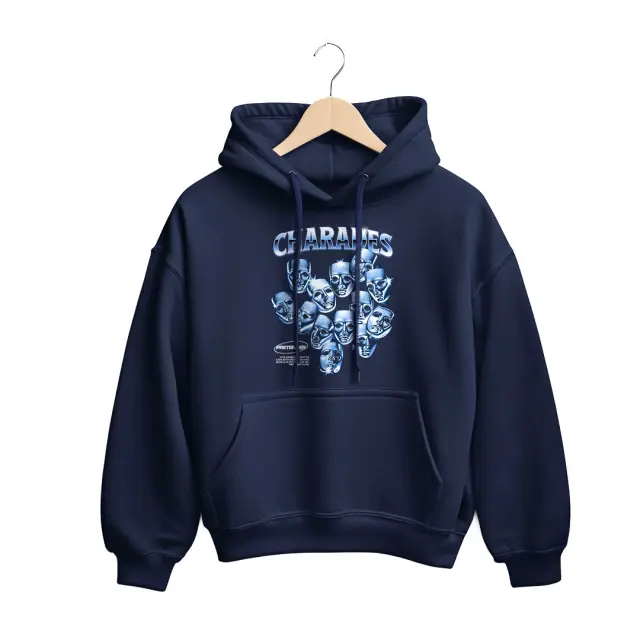 Φούτερ Noshame® Navy με τύπωμα - 3025071 - XXL