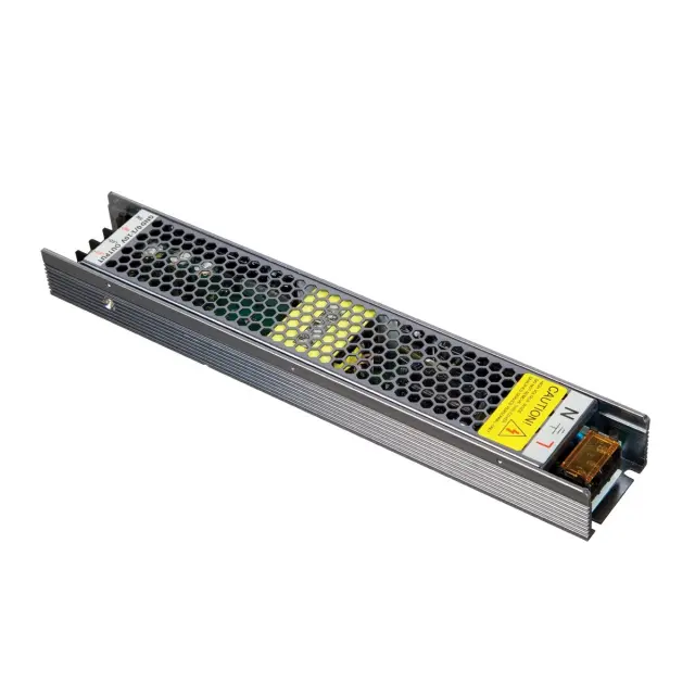 10084/12 Τροφοδοτικό Led TRIAC DIM 0/1-10V 240V/12V 150W IP20 Ασημί