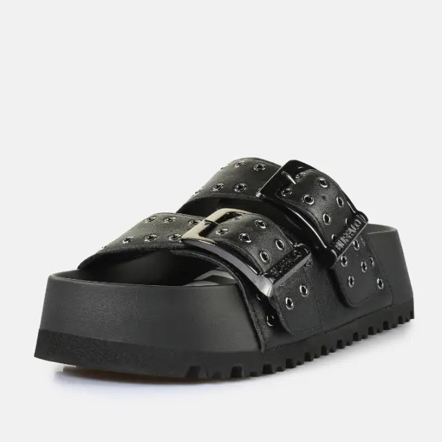 Γυναικεία Σανδάλια Flatforms Buffalo Jane Ari BN1602316-Black Μαύρο - 37 2