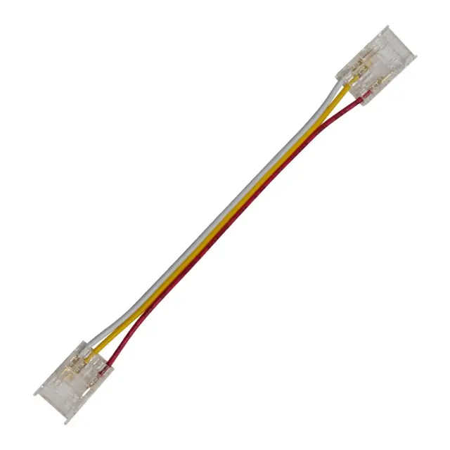 CONNECTOR FOR COB CCT STRIP 10mm PCB WIDTH-3 WIRES IN THE MIDDLE / MT10CCTDGMIDCABLEC