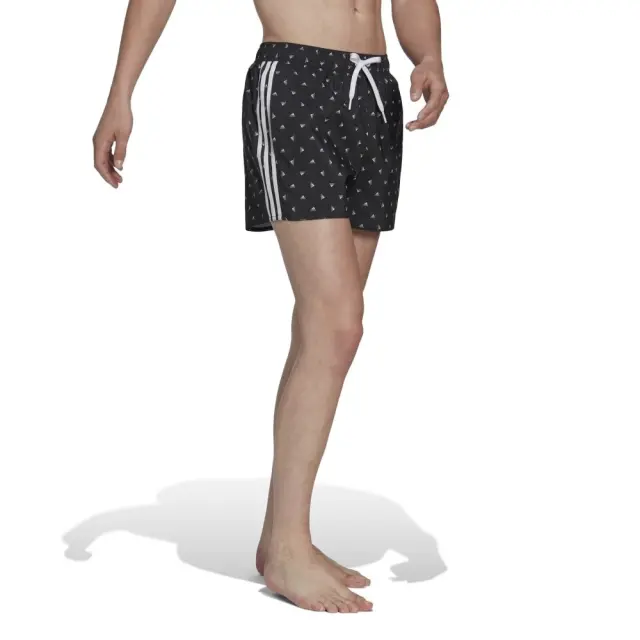 adidas Mini Logo CLX Swim Shorts (HT4342-Black) - Μαύρο - L 3