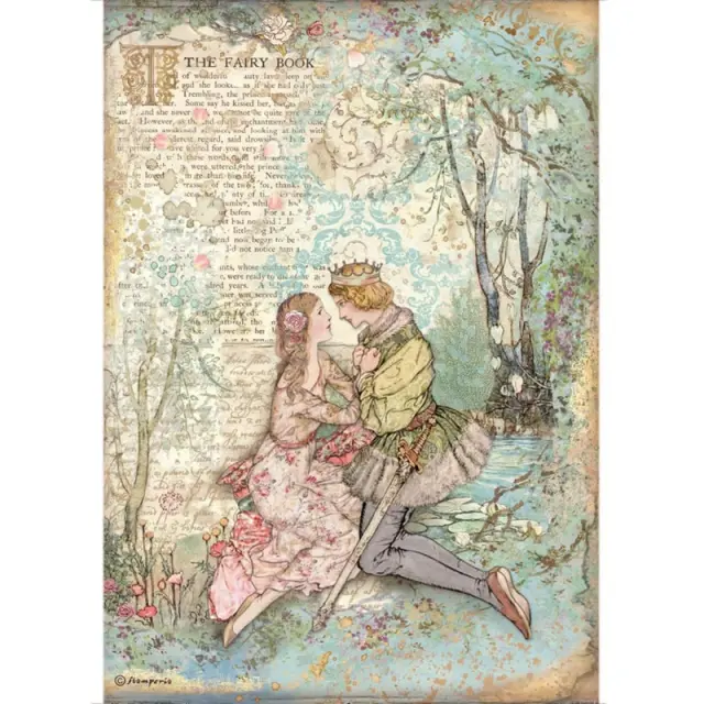 Ριζόχαρτο Stamperia 21x29cm, Sleeping Beauty, Lovers