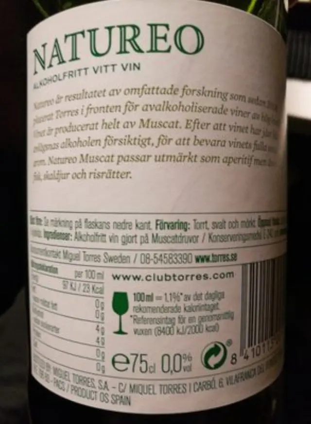 NATUREO FAMILIA TORRES ΛΕΥΚΟΣ 750ml 0.0% ALC 2