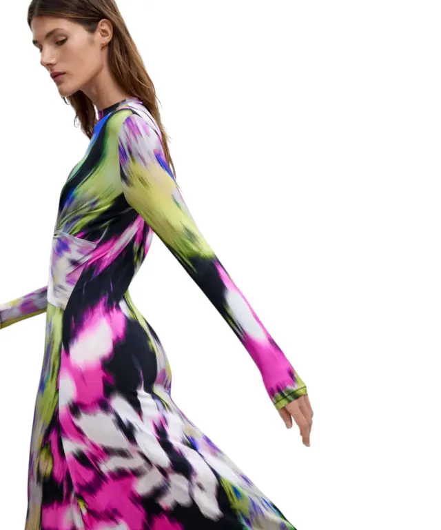 Desigual - Γυναικείο Φόρεμα Marina 26WWVK09-9019 Πολύχρωμο 2