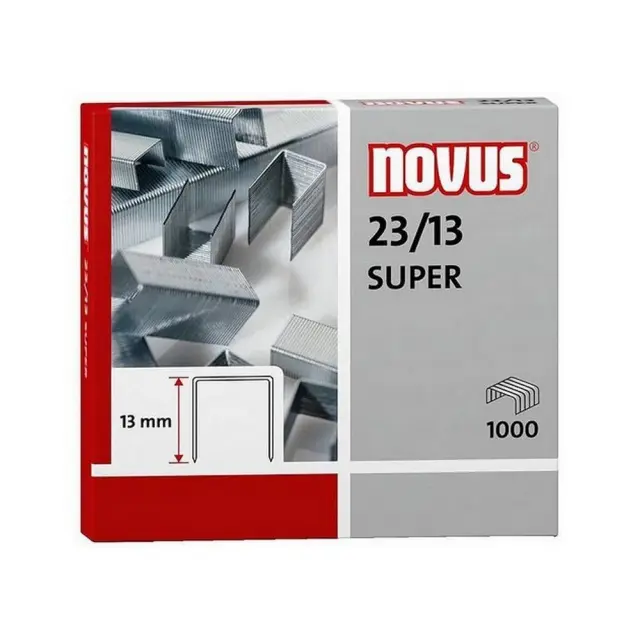 Σύρματα Συρραπτικού Novus 23/13 Super 1000 συρματάκια/τεμάχιο