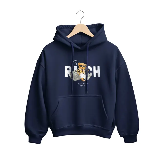 Φούτερ Noshame® Navy με τύπωμα - 3025113 - XXL