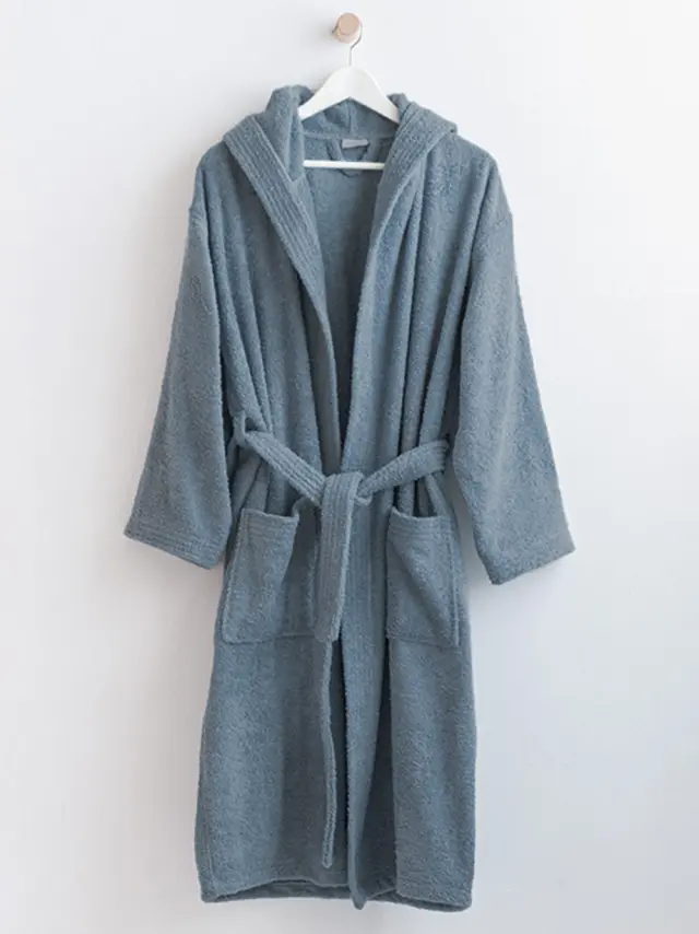 Μπουρνούζι Με Κουκούλα Bathrobe Collection Classic Denim S Palamaiki
