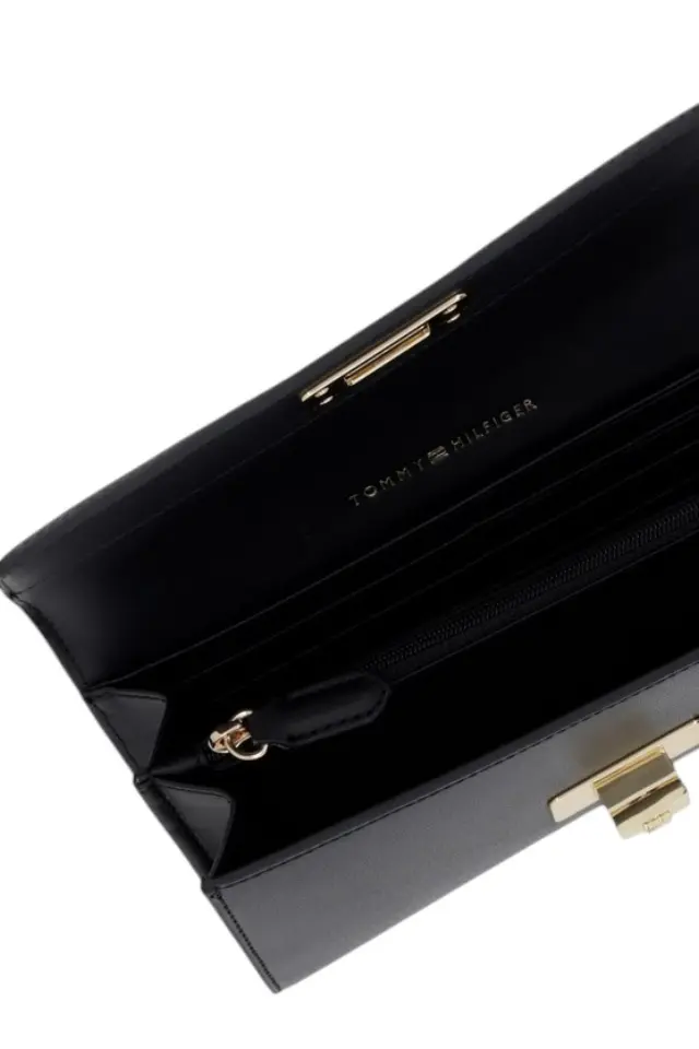 Γυναικείο Πορτοφόλι Tommy Hilfiger Large Flap AW0AW18704-BDS Μαύρο Μαύρο - One Size 3