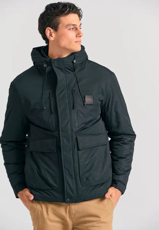 Funky Buddha Jacket Black FBM012-018-01 - M