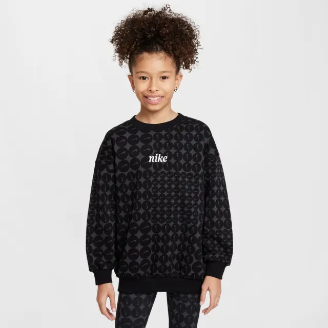 Nike Sportswear Club Fleece ΠΑΙΔΙΚΗ ΜΠΛΟΥΖΑ (HF8209-010) - Μαύρο - M 10-12 ετών