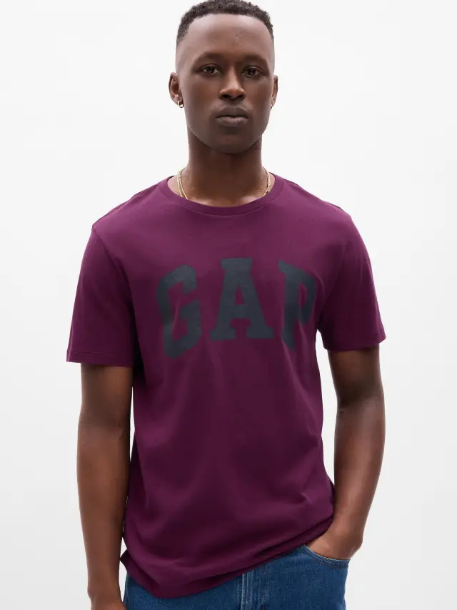 Gap Logo Μπλούζα beach purple plum - S