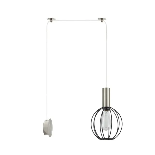 Απλίκα Τοίχου Adept Tube Μαύρο Ματ 40x20x300εκ.