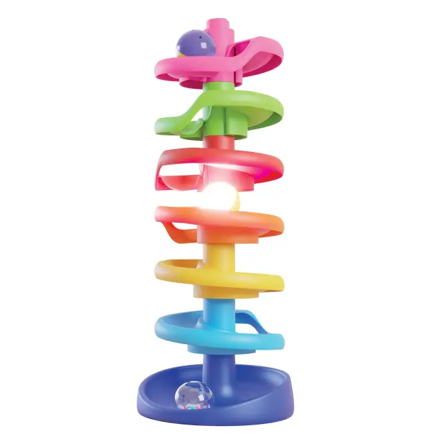 Quercetti Spiral Tower Brightball Κατρακύλα με φωτεινή μπάλα 46cm (1+ ετών) 06499 3