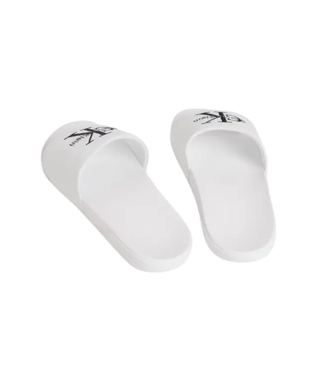 Calvin Klein – Γυναικείες Παντόφλες Ess Slides Cv HW0HW02958-01W Λευκό 3