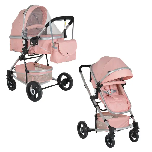 MONI - Baby stroller Gigi pink - 3800146235642