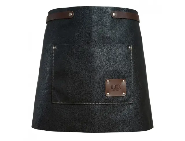 Δερμάτινη Ποδιά Μέσης Doxx Amsterdam Smooth Leather Waist Apron με ρυθμιζόμενα λουράκια - Black