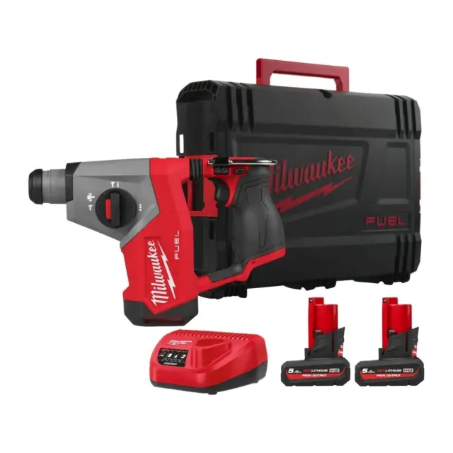 Milwaukee 4933499185 - Περ/κο Σκαπτικό Πιστ/το Μπαταρίας SDS+ M12 FHAC16-502X FUEL MW σε Βαλίτσα Μεταφοράς με 2 Μπαταρίες 5Ah (2x5Ah)