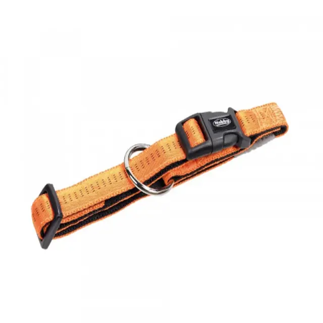 NOBBY Soft Grip Nylon Collar Περιλαίμιο Πορτοκαλί Πορτοκαλί - M- L