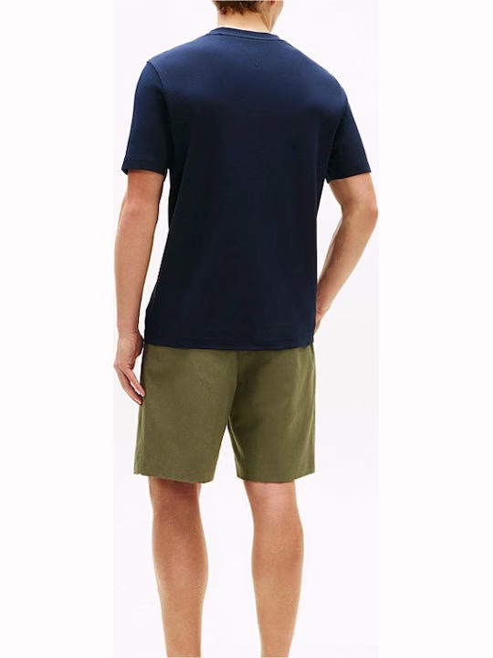 Tommy Hilfiger Ανδρικό T-shirt Σκούρο Μπλε Μπλε Σκούρο 3