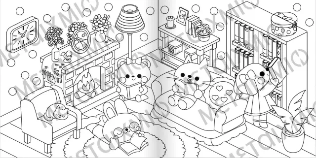 Μεταίχμιο Cozy Coloring: Η Αγαπημένη μου Παρέα - Περνάμε Ωραία στο Σπίτι! 84492 3