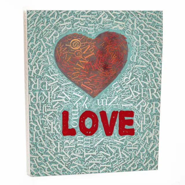 Άλμπουμ pocket με θήκες για 36 φωτογραφίες 10Χ15 love ABC