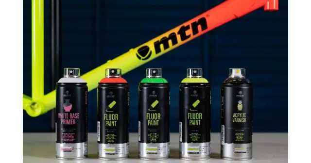 MTN WEPRO Fluor Spray Paint Fluorescent Green 3