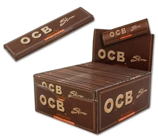 OCB Unbleached Χαρτάκια - Ακατέργαστο - King Size Slim 50τεμ.