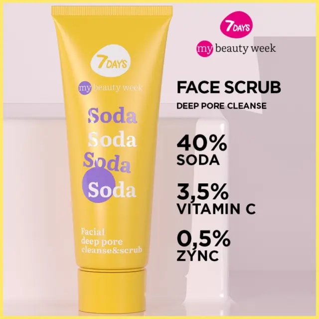7Days Korean Face Peeling Soda & Vitamin C Peeling Προσώπου 80ml 2