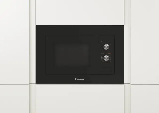 Candy MIS1730B Εντοιχιζόμενος Φούρνος Μικροκυμάτων 17lt Γκρι 2