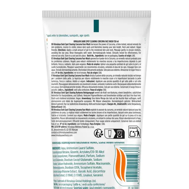 Himalaya Dark Spot Clearing Face Wash 2